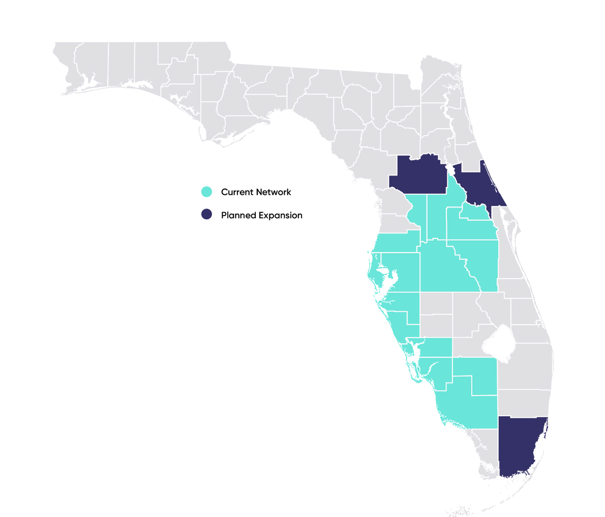 Summit Broadband network map