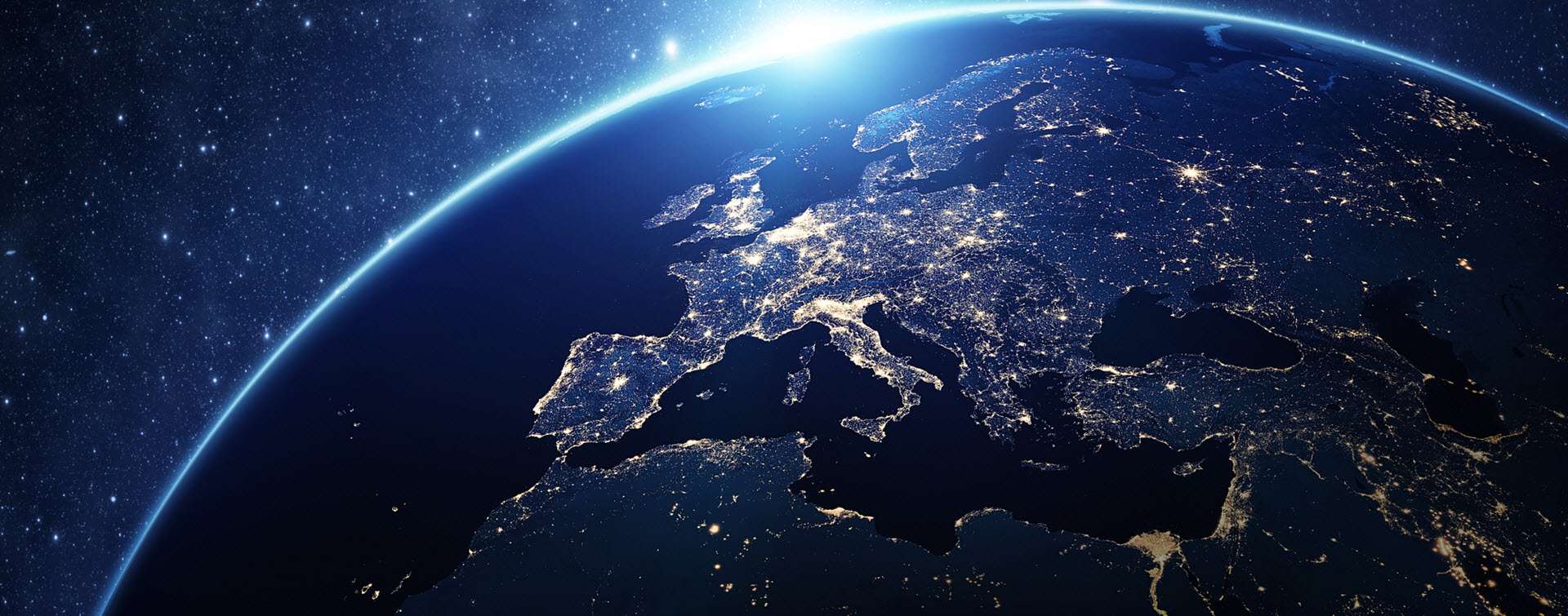 Northern Europe Goes Dark And It S A Good Thing Ciena   Prx Lights Europe At Night Space 